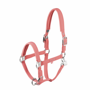 Eskadron Softshell Double Pin Headcollar in coral blossom