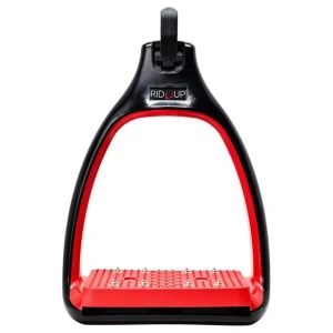 The RID'UP Red Safety Stirrups offers advanced features that ensure maximum performance and comfort for both rider and horse.