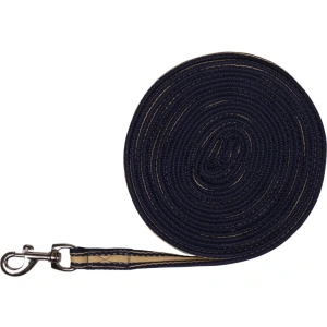 Elevate your groundwork routine with the QHP Lunge Line Sandy Beach. Is a high-quality, extra-soft lunging line designed with both horse and handler in mind. Whether you're schooling a young horse, warming up before a ride, or doing focused lunging work. This lunge line gives you the control and comfort you need to work effectively and confidently. Measuring 8 meters in length, this lunge line provides ample distance to allow your horse to move freely while remaining safely connected to you. It’s made from 100% soft-touch polyester, ensuring a lightweight yet durable feel that’s gentle on the hands. Even during extended training sessions. The soft weave offers excellent grip, minimizing slipping or discomfort. And it helps prevent hand fatigue, especially during repetitive motion work.