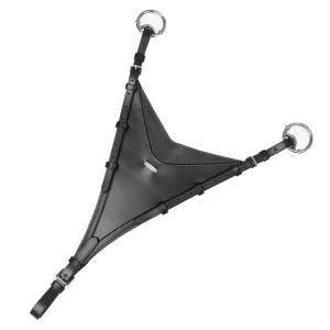 The LeMieux Kudos Bib Martingale Attachment is the perfect accessory for horse riders who want to enhance their existing martingale or breastplate setup. Designed with both practicality and style in mind, this attachment is fully adjustable, ensuring a custom fit for various horses. Made from soft oiled leather, it offers both durability and comfort, making it suitable for long-lasting use. Not only does this high-quality leather provide a refined, luxurious appearance, but it also ensures maximum strength and resistance to wear, even with frequent use. Moreover, the innovative clip rings included in the design make fastening incredibly easy and hassle-free. These user-friendly clip rings allow for quick attachment and detachment, saving you time and effort when tacking up your horse. This thoughtful feature is especially beneficial for riders who value convenience and efficiency in their tack setup.