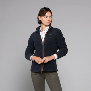 A product image of the Britannia ladies fleece jacket.